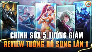 Liên Quân 5 Tướng Giảm Sức Mạnh  [Review Phần 1] Bổ Sung Lần 1 phiên bản Kỷ Niệm 5 Năm Phần 1 TNG