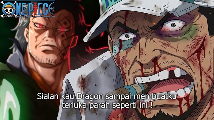 ONE PIECE TERBARU! GILIRAN AKAINU BABAK BELUR DIHAJAR DRAGON! SERANGAN TERKUAT M