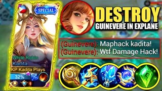 REASON WHY GUINEVERE USERS HATES MY KADITA!! | BEST BUILD AND EMBLEM | MOBILE LEGENDS