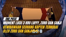 Moment ngakak luffy di jadikan Peluncur meriam oleh zoro dan sanji🤣😭🗿