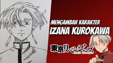 Gambar Sederhana Karakter Izana Kurokawa Tokyo Revengers