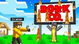 การเผาไหม้ Bork Co. ใน MINECRAFT! (เกาะปลาหมึก)