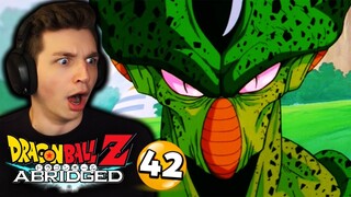 CELL IS TERRIFYING!! | DBZ: Abridged REACTION Episode 42