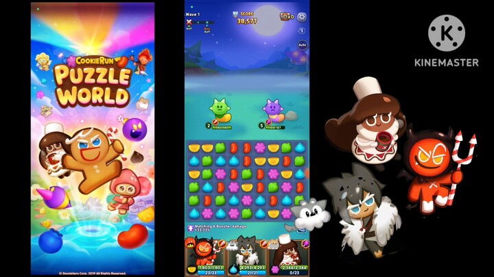 Cookie Run Puzzle: Battle Mode (Cocoa, Werewolf, Devil Cookie)