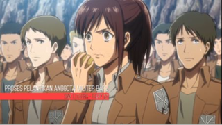 Proses Pelantikan Anggota Militer Baru  (Shingeki no Kyojin Eps.03 Part.10 Sub Indo)