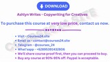 Ashlyn Writes - Copywriting for Creatives
