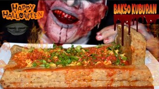 ASMR HALLOWEEN ||BAKSO KUBURAN||KUAH LAVA || COLLAB with @YashEat - ASMR || asmr mukbang indonesia