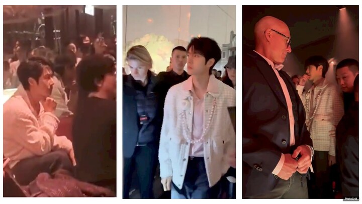 After the CHANEL 2025 show, Wang Yibo relaxed and enjoyed the party, everyone kept their eyes on him