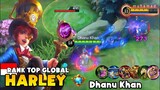 Tank Jungle Harley Build " New Meta " - [ Rank Top Global Harley Build ] By Dhanu Khan | MLBB