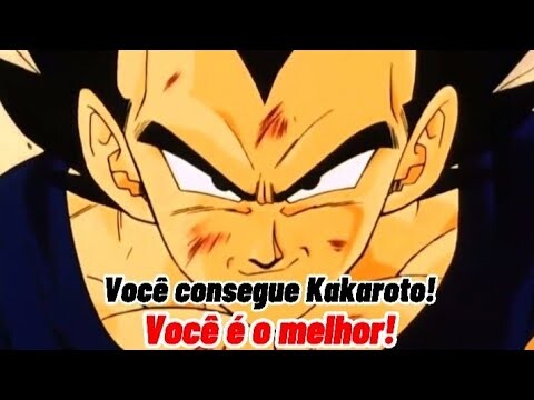 Goku Edit (Dragon ball Z) Vegeta - "Você consegue Kakaroto! Você é o melhor!"