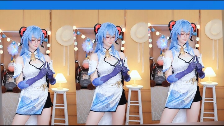 Potongan siaran langsung Qipao Ganyu～ Hehe [tv_doge][tv_doge][tv_doge] masih tetap konyol