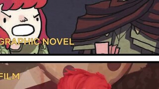 Nimona comics and movies comparison