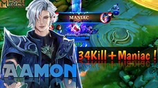 AAMON Murka !!😱 34 Kill+Maniac🥶🥶