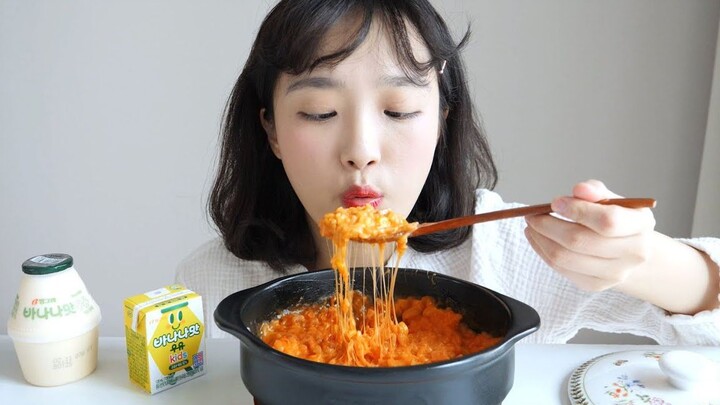 【Nado Official Chinese Subtitles】Let’s Make Some Warm Cheese Rice! — Ham, Corn, and Cheese Rice That