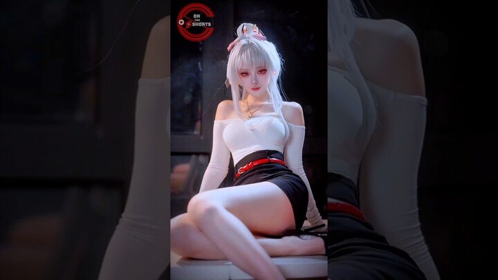 Hiyuki So Beautiful ❤️ Wuthering Waves Cosplay #shorts