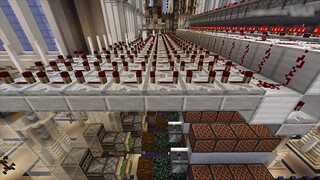 Musik Redstone】 Nada Panjang Berkelanjutan! Canon | Redstone Organ, Original Survival Buildable