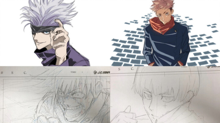 Aoshi of Sekiso-sha drew a celebratory illustration for Jujutsu Kaisen Season 3—just go to MAPPA alr