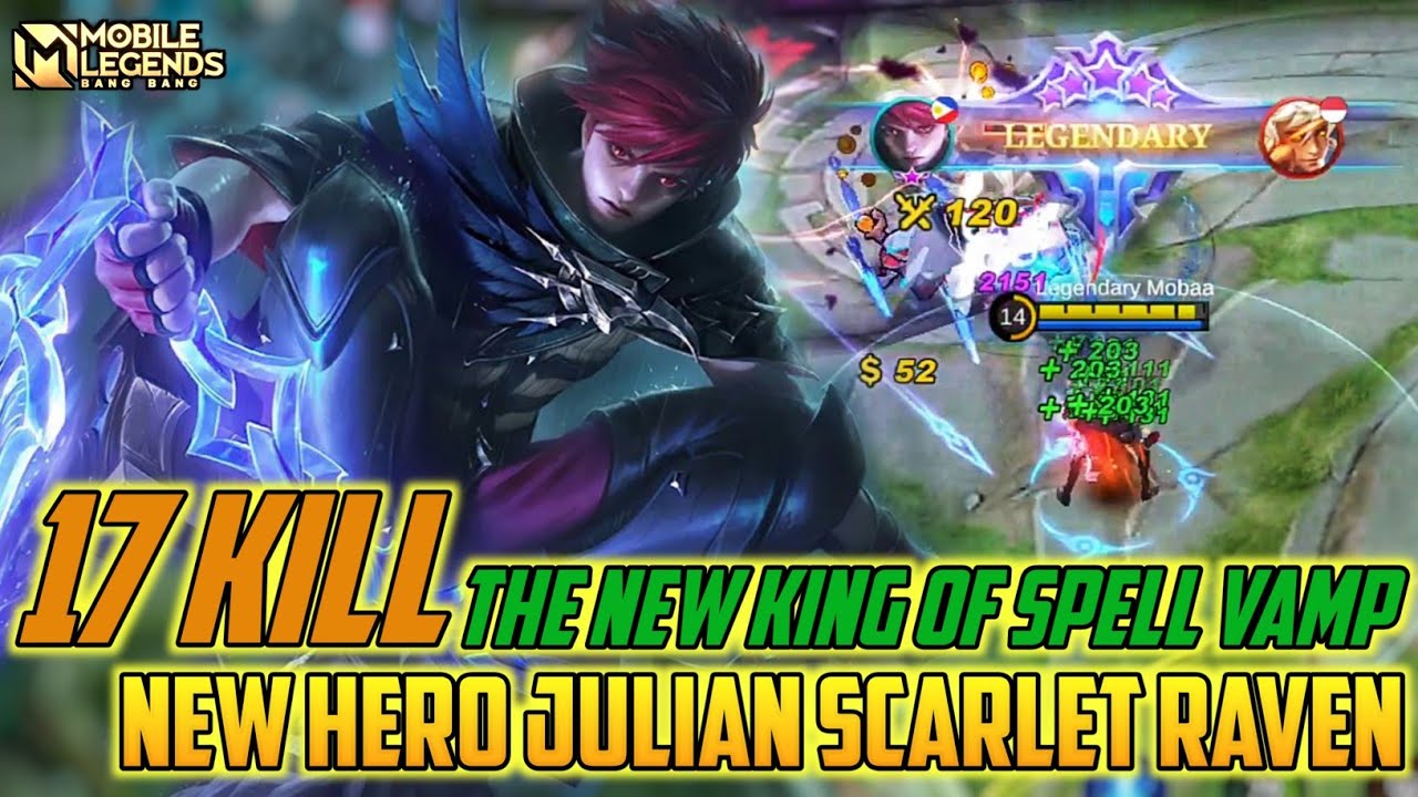 Julian Mlbb Gameplay , Next New Hero Julian Gameplay - Mobile Legends Bang  Bang - BiliBili