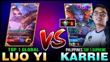 Philippines Top 1 Supreme Karrie vs. Top 1 Global Luo Yi in Rank! NEXPLAY VS CIGNAL ULTRA ~ MLBB