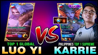 Philippines Top 1 Supreme Karrie vs. Top 1 Global Luo Yi in Rank! NEXPLAY VS CIGNAL ULTRA ~ MLBB