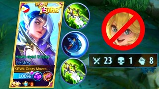 NEW LESLEY + SABER BUILD = ENEMY AUTO DELETE