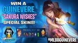 MY GUINEVERE GAMEPLAY! WATCH AND WIN A GUINEVERE "SAKURA WISHES" SPECIAL SKIN! MLBB