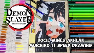 bocah tengil op || muichiro tokito - speed drawing.