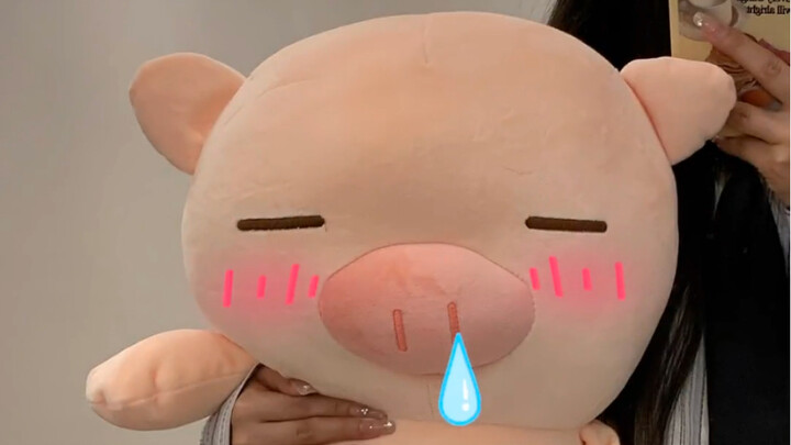 I just love the little piggy my boyfriend bought me—it’s so cute!