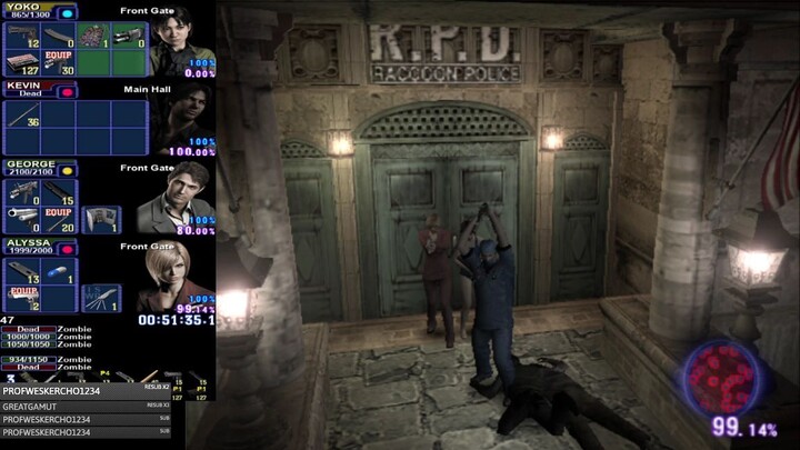 Biohazard Outbreak File 2 Online Match 2022 Desperate Times Stage With 99% Virus Guage Alyssa