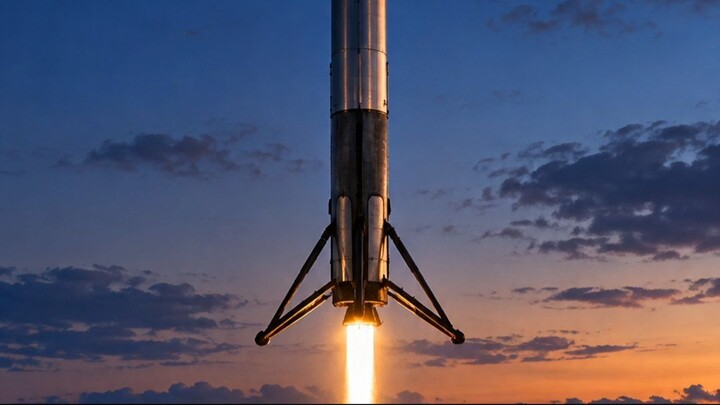How Does a Rocket Land Upright?