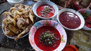 MÓN TIẾT CANH ĐẶC BIỆT TẠI NHÀ CHÚ ANH