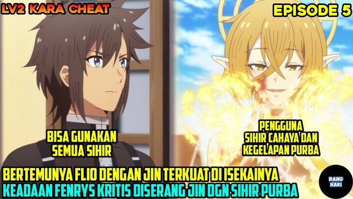 BERTEMUNYA FLIO DENGAN JIN TERKUAT PENGUASA SIHIR CAHAYA DAN KEGELAPAN PURBA - alur cerita anime