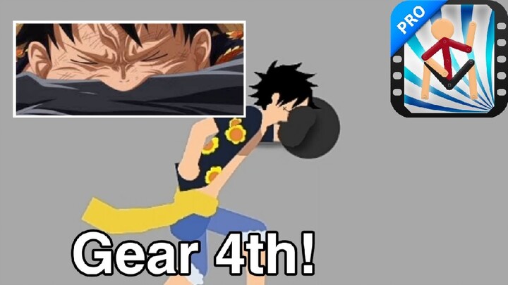 Luffy Gear 4th stickanimation