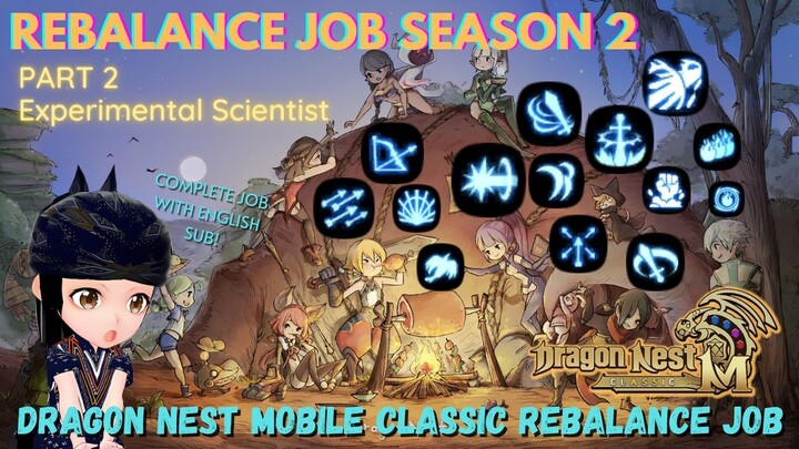 [ID/EN] REBALANCE SEASON 2 Part 2 DRAGON NEST MOBILE CLASSIC INDONESIA #Vcreators