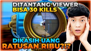 GREGET !! VIEWER INI NANTANG SOLO SQUAD BISA DAPAT 30 KILLS DIKASIH UANG RATUSAN RIBU - PUBG MOBILE