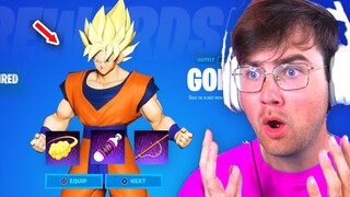 Dragon Ball Z in Fortnite IS HERE... (new fortnite update)