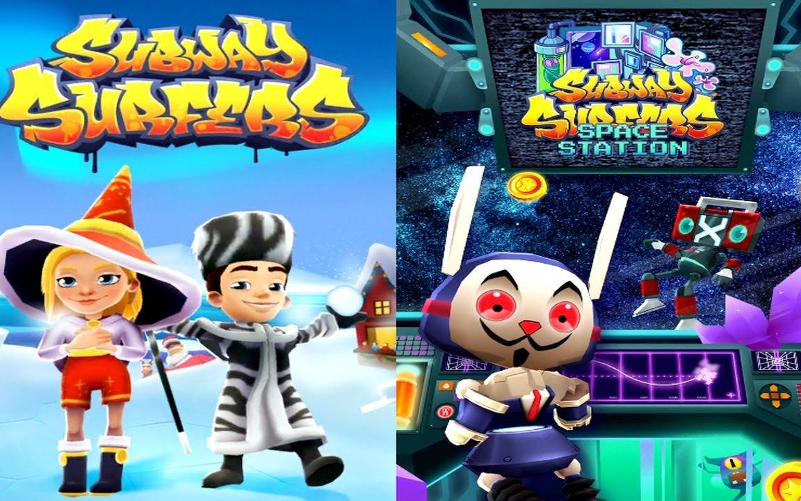 Subway Surfers: Space Station VS St. Petersburg Gameplay 