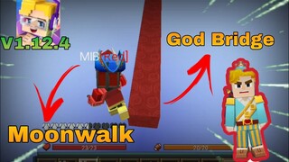 Moonwalk bridge + God bridge in bedwars Blockman Go(V1.12.4)