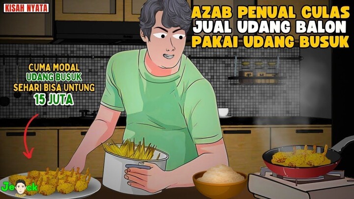 AZAB PENJUAL UDANG  BALON VIRAL CULAS PAKAI UDANG BUSUK   SINETRON AZAB
