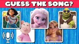 Guess The Character By SONG , Encanto, Sing 2 , shrek 5, Disney Song Quiz l Guess The Voice l
