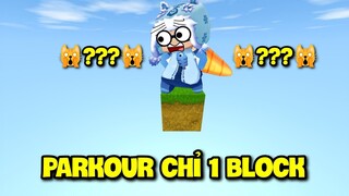 MEOWPEO BỐI RỐI KHI MAP PARKOUR CHỈ CÓ 1 BLOCK TRONG MINI WORLD THỬ THÁCH TÌM MAP PARKOUR 0 LƯỢT TẢI