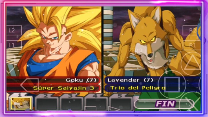 Goku SSJ 3 VS Lavender Trio Del Pellgro - DB MOD ANDROID GAMEPLAY