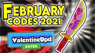 All "New [ Valentine ] Update Working Codes 2021 in Roblox Survive the Killer