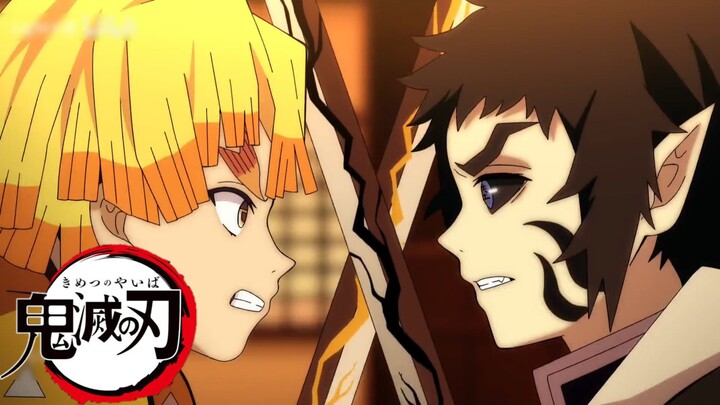 Pertarungan Zenitsu & Kaigaku ~ Kimetsu no Yaiba Infinite Castel Fananimation Fandub