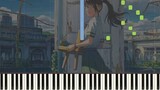 [Piano Sheet] Sheet nhạc nền "Suzume No Tojimari" bản chỉnh sửa 18-4