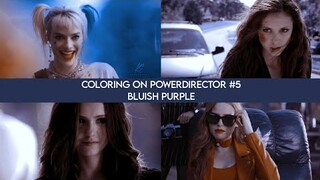 Coloring on Powerdirector #5 | bluish purple