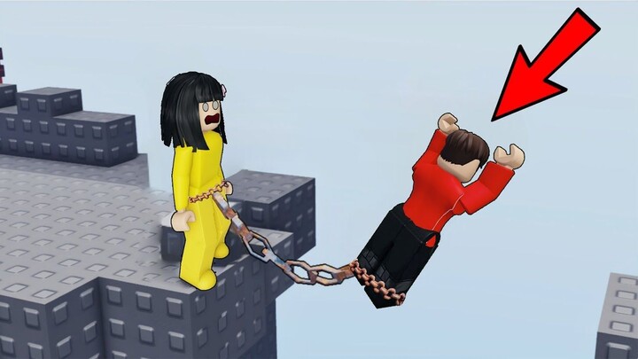 Yuta Dan Mio Dirantai Bareng Naik Parkour Bersama  ROBLOX