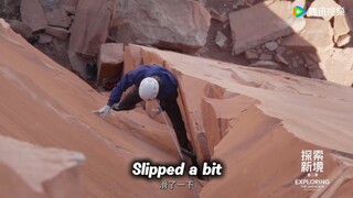 A clip from Exploring the Unknown with Wang Yibo Season 2 Ep 2