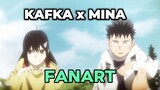 Kafka x Mina fanart (speedpaint)