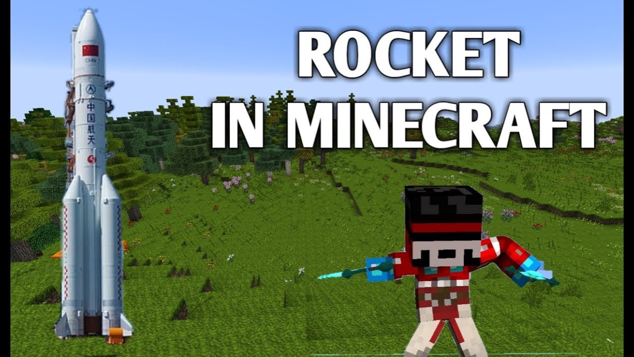 How To Make A Rocket In Minecraft alog Redstone Bilibili